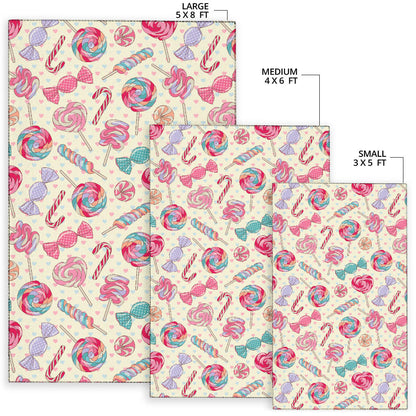 Candy Pattern Print Design CA04 Area Rugs