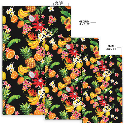 Tropical Fruits Pattern Print Design TF02 Area Rugs