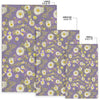 Daisy Pattern Print Design DS011 Area Rugs