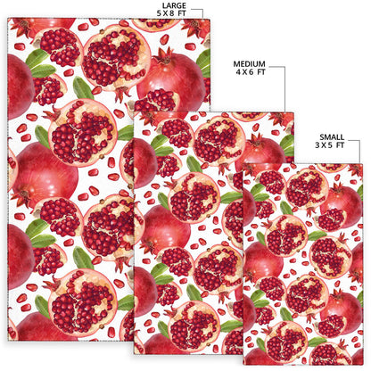 Pomegranate Pattern Print Design PG03 Area Rugs