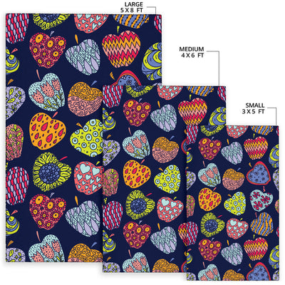 Apple Pattern Print Design AP05 Area Rugs