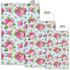 Rose Pink Pattern Print Design RO08 Area Rugs