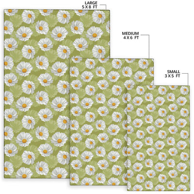 Daisy Pattern Print Design DS06 Area Rugs