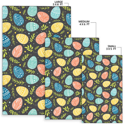 Easter Eggs Pattern Print Design RB01 Area Rugs