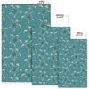 Sea Turtle Pattern Print Design T02 Area Rugs