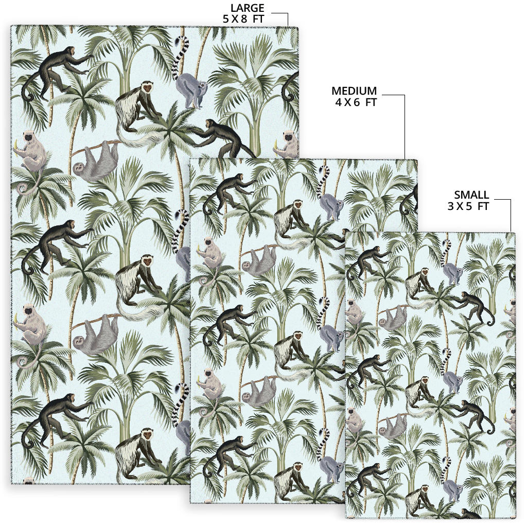 Rainforest Pattern Print Design RF04 Area Rugs