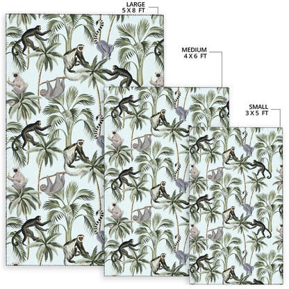 Rainforest Pattern Print Design RF04 Area Rugs