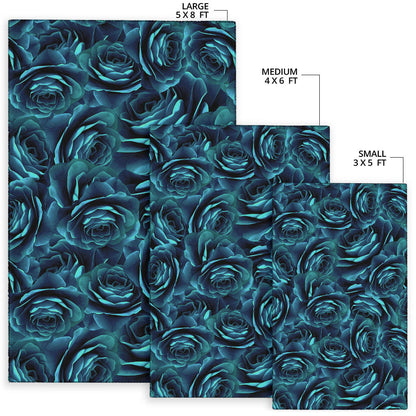 Camellia Pattern Print Design CM04 Area Rugs