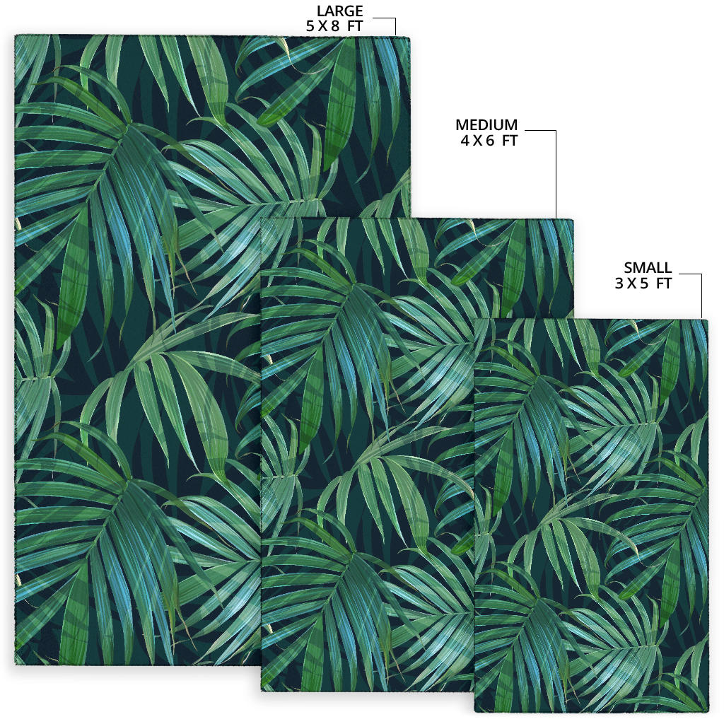 Tropical Flower Pattern Print Design TF011 Area Rugs