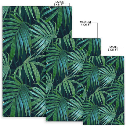 Tropical Flower Pattern Print Design TF011 Area Rugs