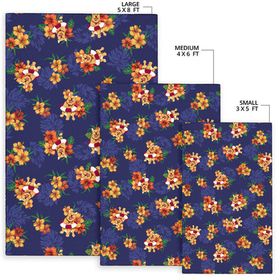 Hawaiian Themed Pattern Print Design H02 Area Rugs