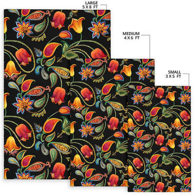 Tulip Boho Pattern Print Design TP09 Area Rugs