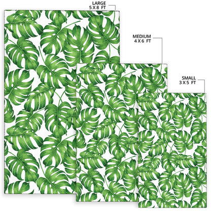 Palm Leaves Pattern Print Design PL08 Area Rugs