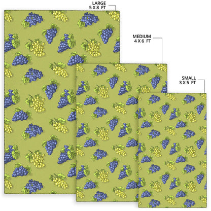 Grape Pattern Print Design GP08 Area Rugs