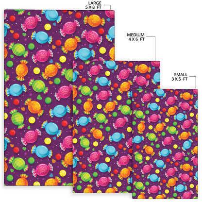 Candy Pattern Print Design CA05 Area Rugs