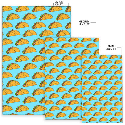 Taco Pattern Print Design TC03 Area Rugs