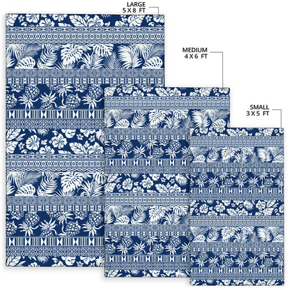Hawaiian Themed Pattern Print Design H020 Area Rugs