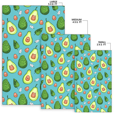 Avocado Pattern Print Design AC05 Area Rugs