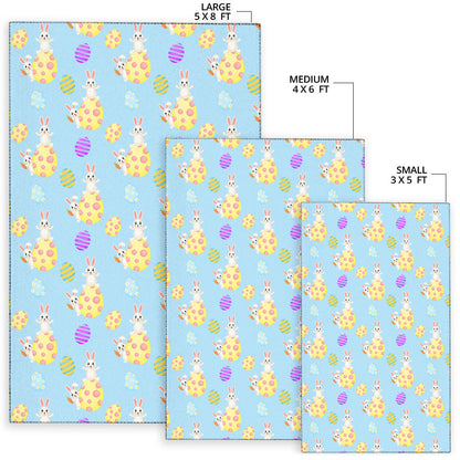 Easter Eggs Pattern Print Design RB015 Area Rugs