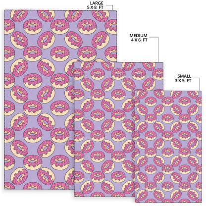 Donut Pattern Print Design DN015 Area Rugs