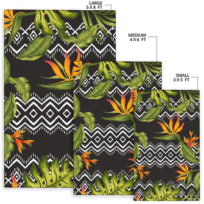 Bird Of Paradise Pattern Print Design BOP07 Area Rugs