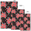 Camellia Pattern Print Design CM03 Area Rugs