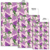 Lilac Pattern Print Design LI02 Area Rugs
