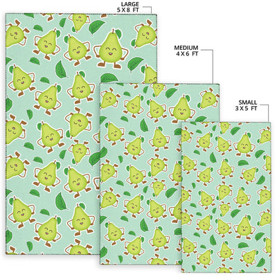 Avocado Pattern Print Design AC011 Area Rugs