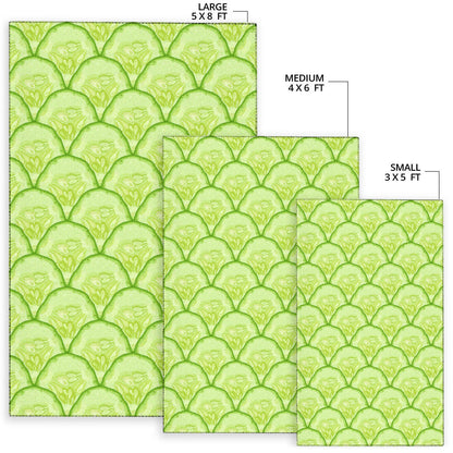 Cucumber Pattern Print Design CC04 Area Rugs