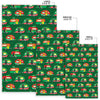 Camper Camping Christmas Themed Print Area Rugs