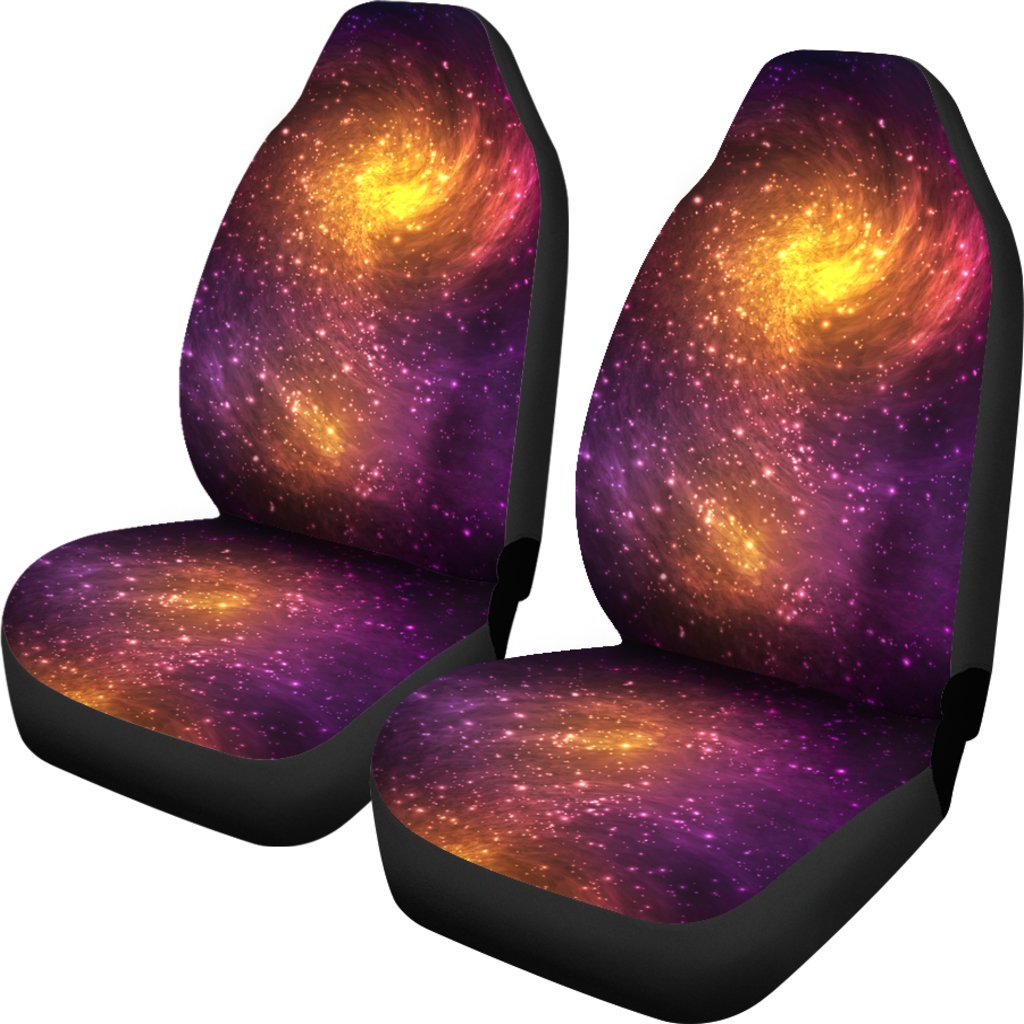 Galaxy Stardust Nebula Space Print Universal Fit Car Seat Covers