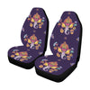 Ganesha Pattern Print Design 04 Car Seat Covers (Set of 2)-JORJUNE.COM