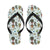 Gardening Pattern Print Design G01 Flip Flops-JorJune