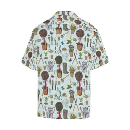 Gardening Pattern Print Design G01 Men Hawaiian Shirt-JorJune
