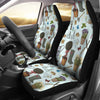 Gardening Pattern Print Design G01 Universal Fit Car Seat Covers-JorJune