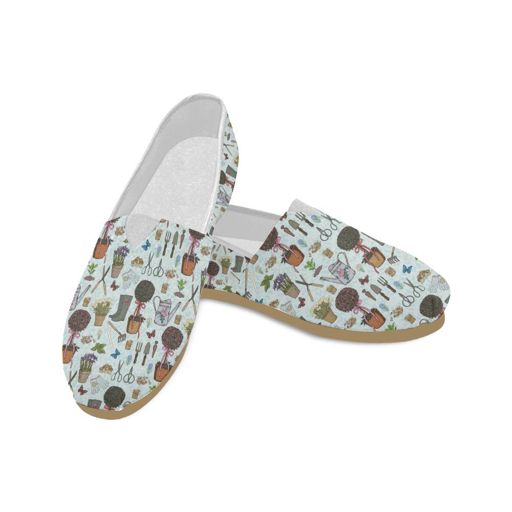 Gardening Pattern Print Design G01 Women Casual Shoes-JorJune.com