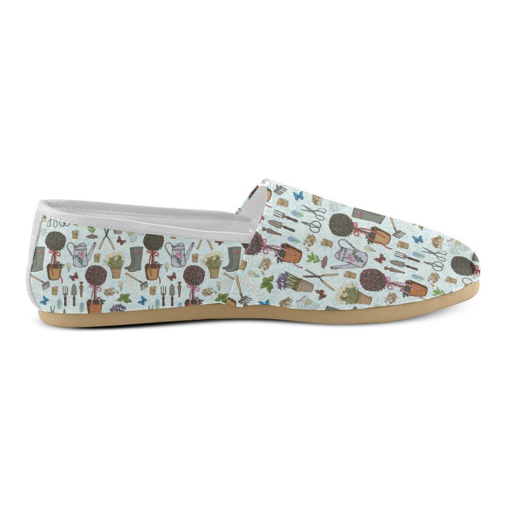 Gardening Pattern Print Design G01 Women Casual Shoes-JorJune.com