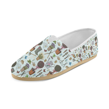 Gardening Pattern Print Design G01 Women Casual Shoes-JorJune.com