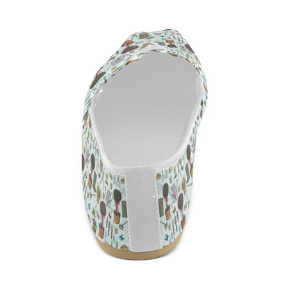 Gardening Pattern Print Design G01 Women Casual Shoes-JorJune.com
