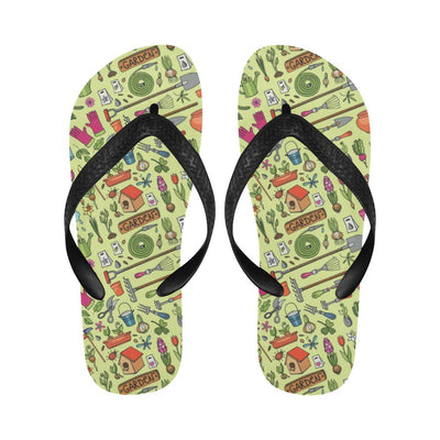 Gardening Pattern Print Design G02 Flip Flops-JorJune