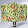 Gardening Pattern Print Design G02 Hooded Blanket-JORJUNE.COM