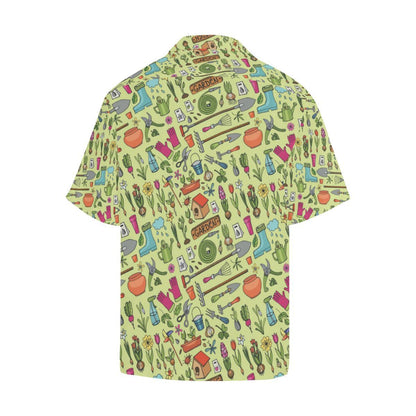 Gardening Pattern Print Design G02 Men Hawaiian Shirt-JorJune