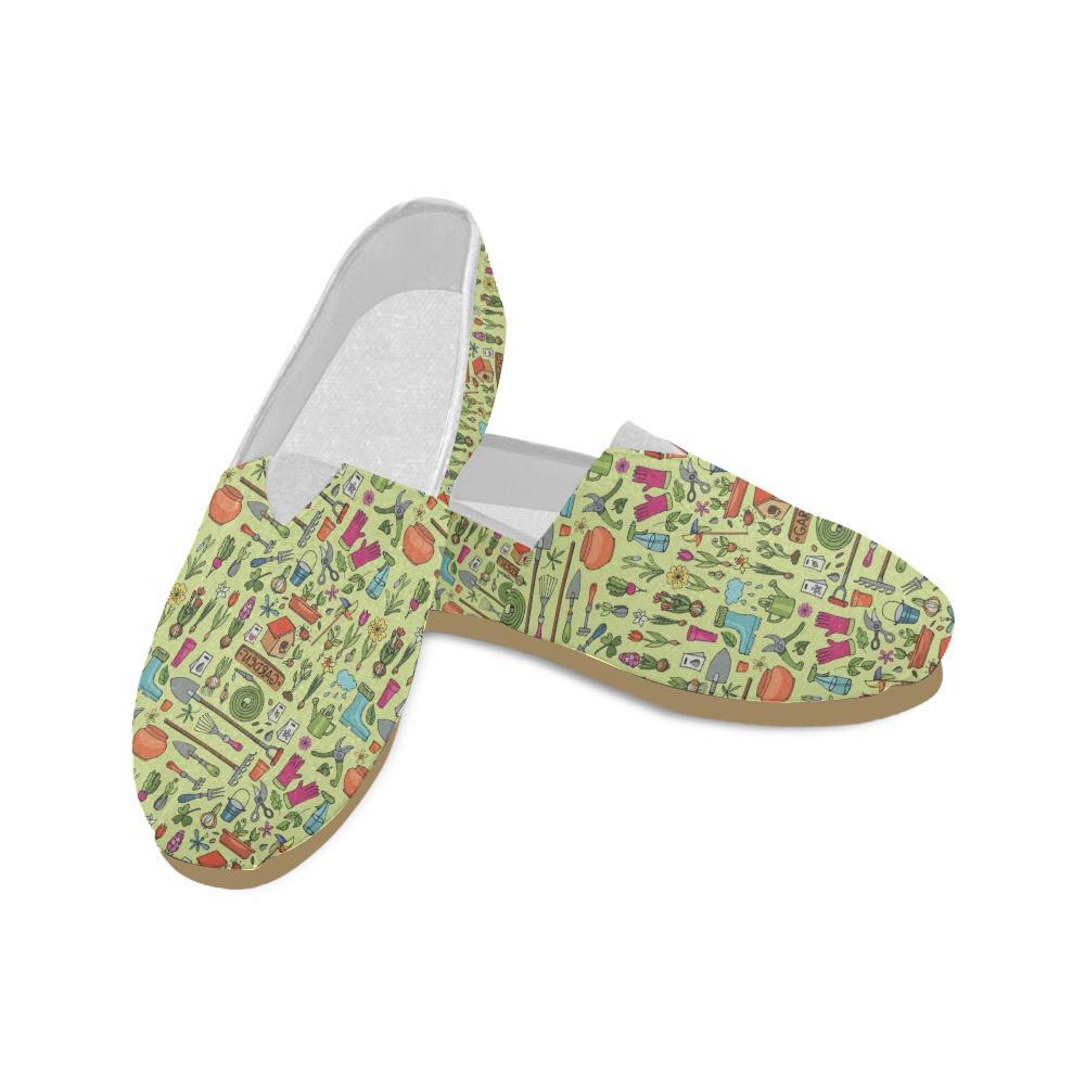 Gardening Pattern Print Design G02 Women Casual Shoes-JorJune.com