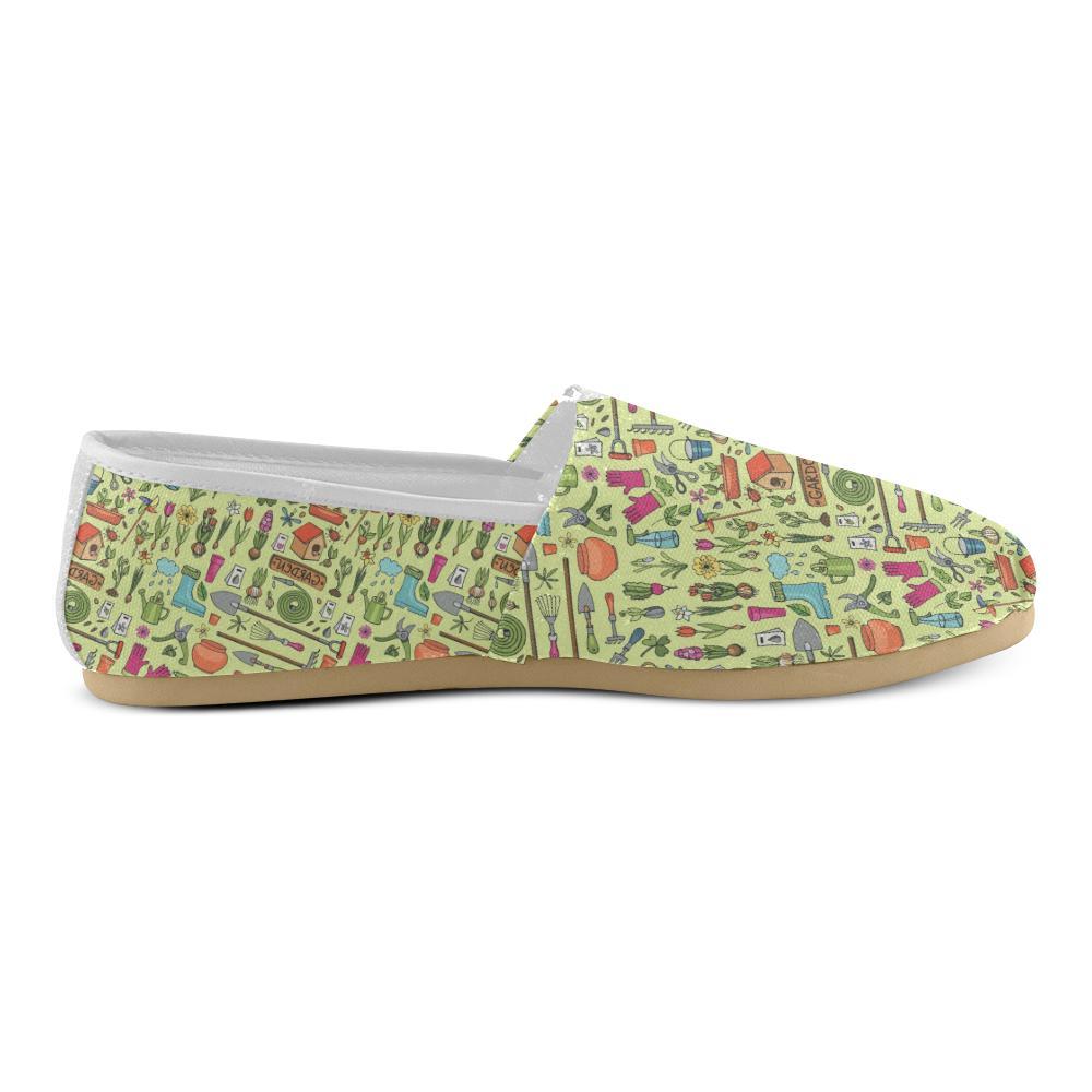 Gardening Pattern Print Design G02 Women Casual Shoes-JorJune.com