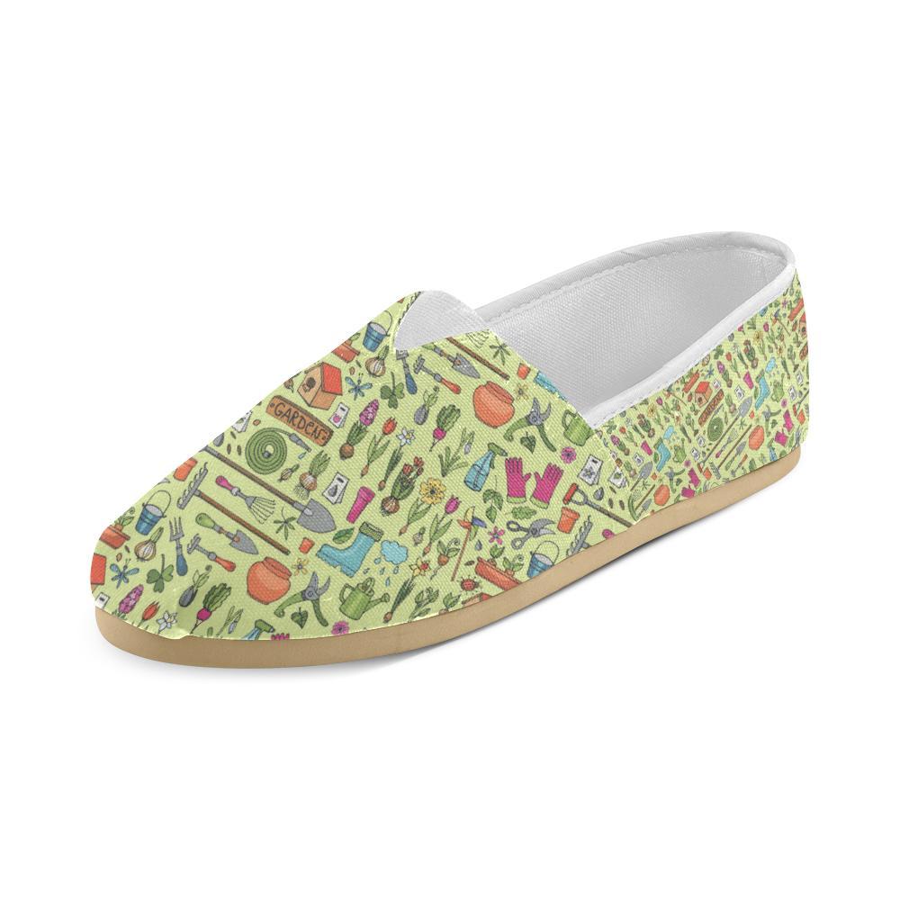 Gardening Pattern Print Design G02 Women Casual Shoes-JorJune.com