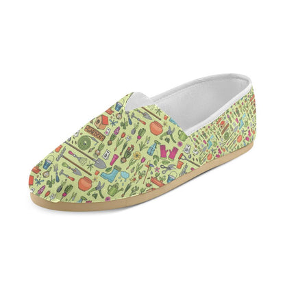 Gardening Pattern Print Design G02 Women Casual Shoes-JorJune.com