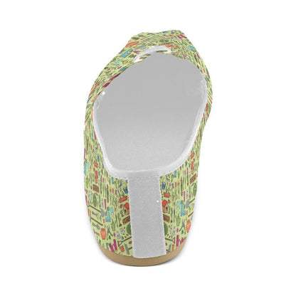 Gardening Pattern Print Design G02 Women Casual Shoes-JorJune.com