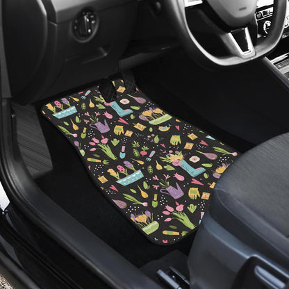 Gardening Pattern Print Design G03 Car Floor Mats-JorJune