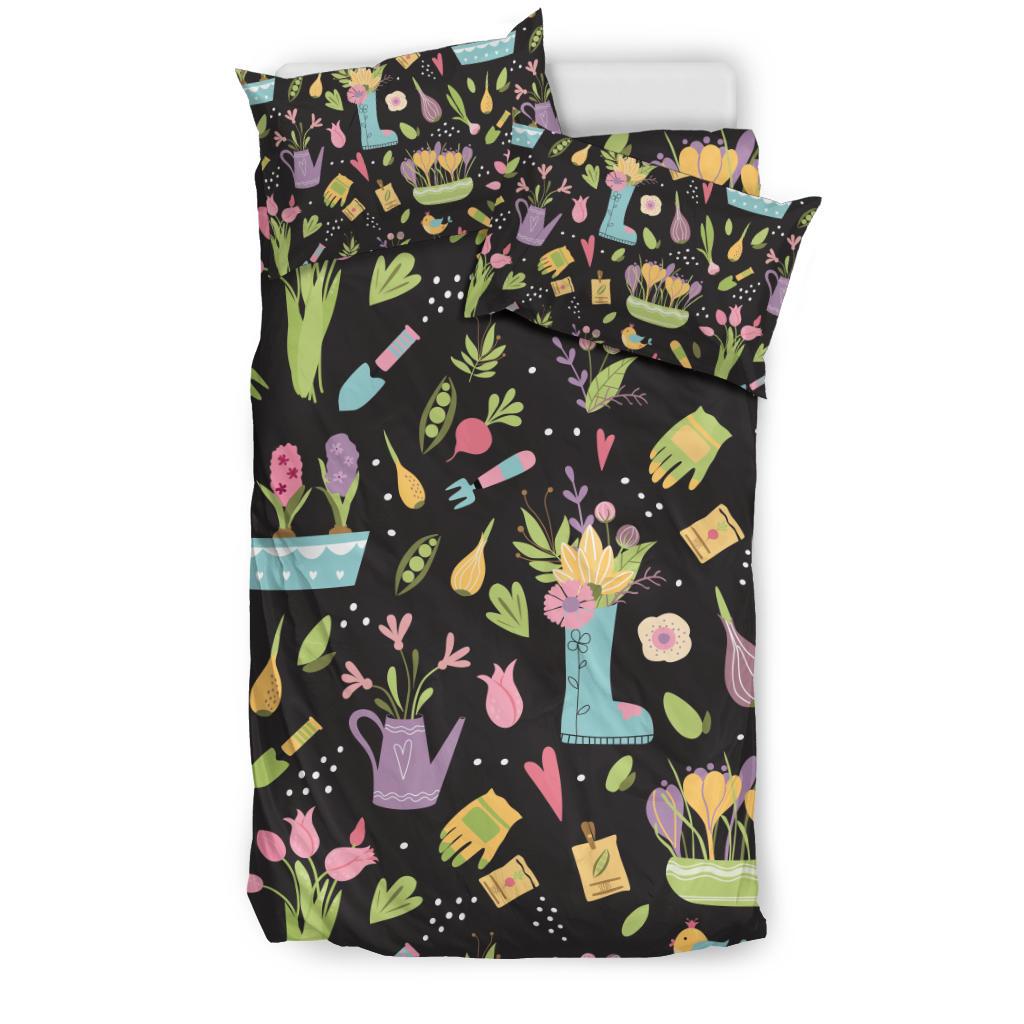 Gardening Pattern Print Design G03 Duvet Cover Bedding Set-JORJUNE.COM