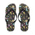 Gardening Pattern Print Design G03 Flip Flops-JorJune